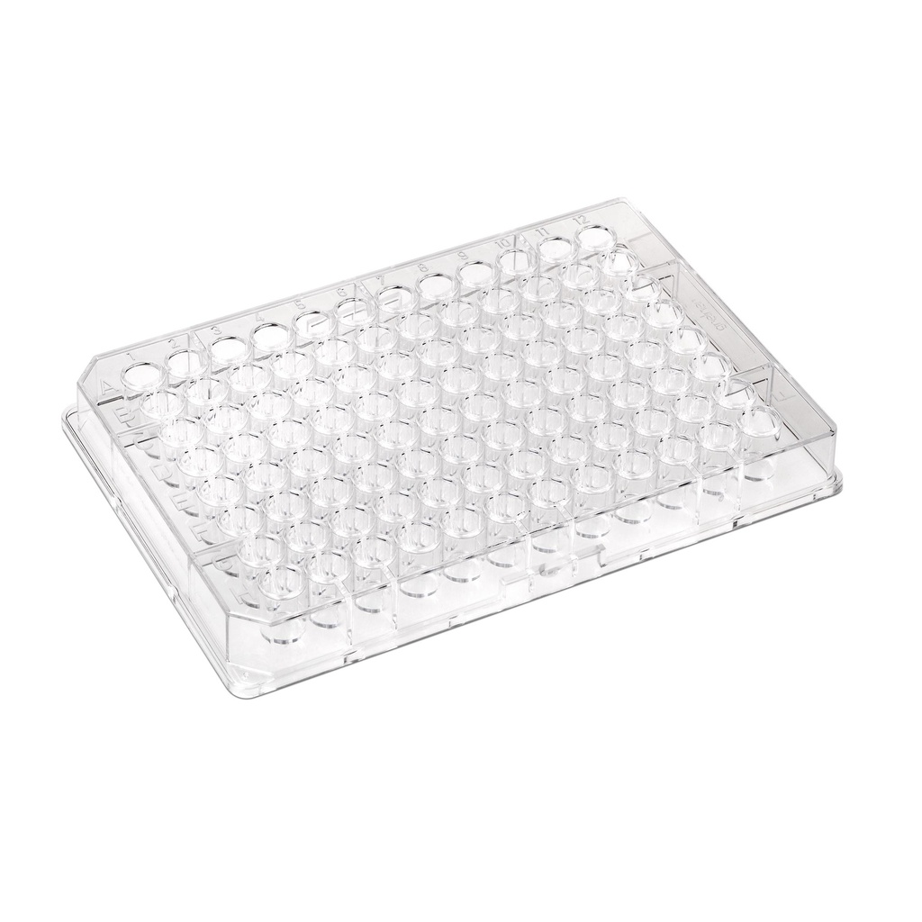 96-Well clear polystyrene microplate (100/pack)